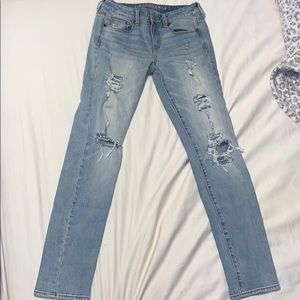 Distressed/Ripped American Eagle Jeans!